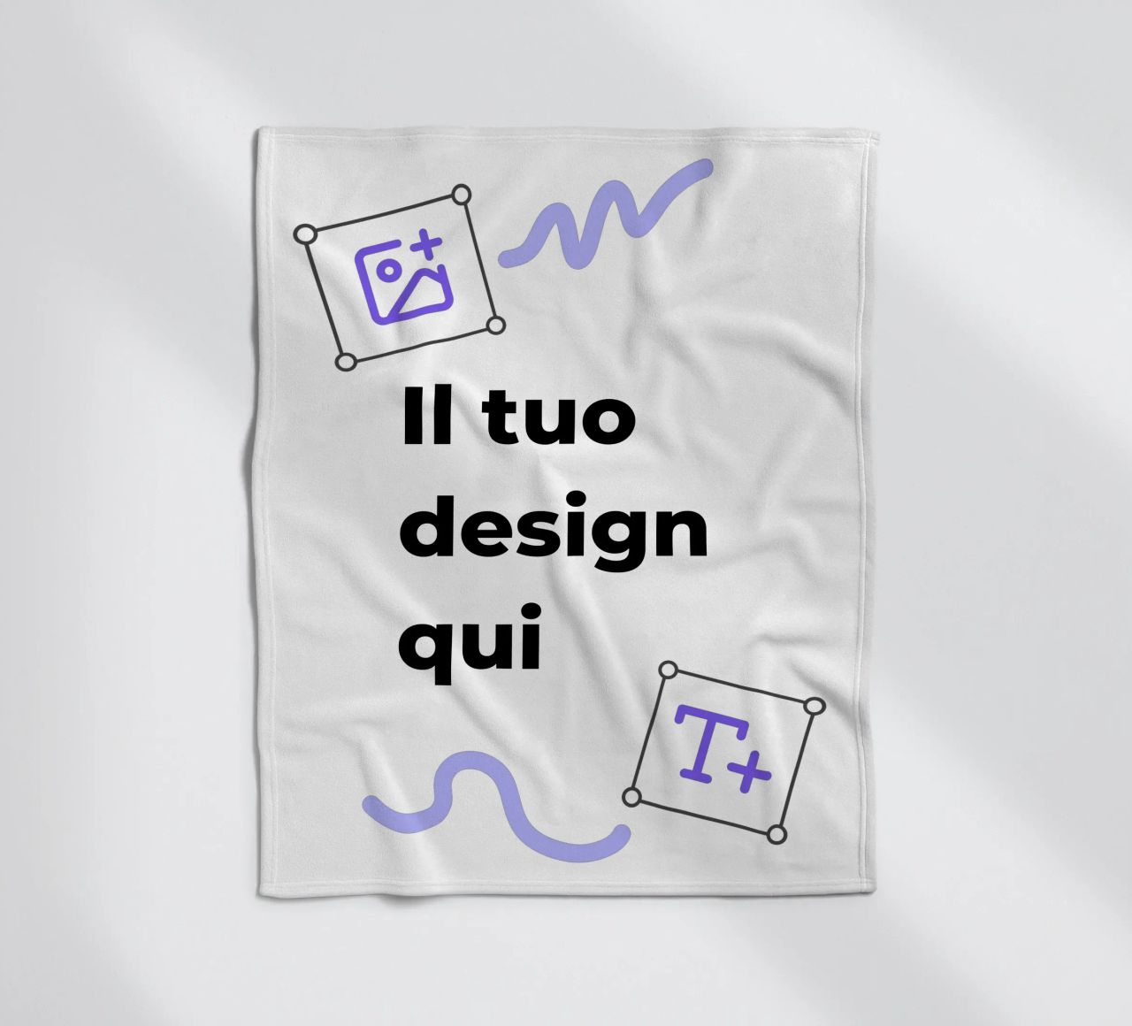 Il tuo design qui coperta in pile da JUNIQE