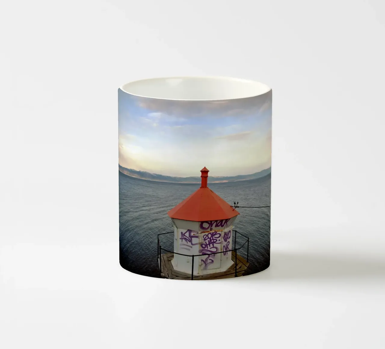 The Tagged Beacon tazza in ceramica da zenitt