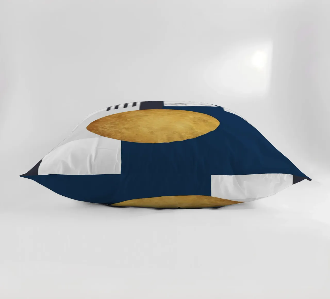 abstract geometric half moon cuscino da vintageshop