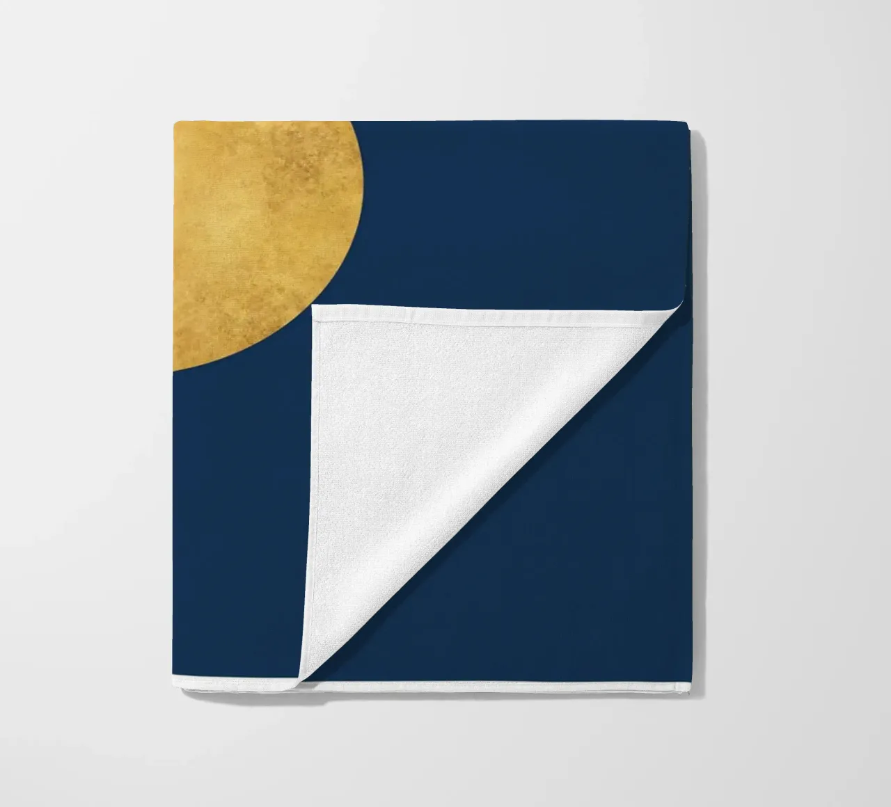 abstract geometric half moon telo mare da vintageshop