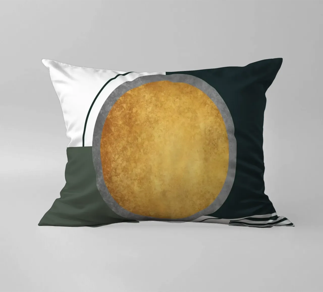 abstract geometric moon cuscino da vintageshop