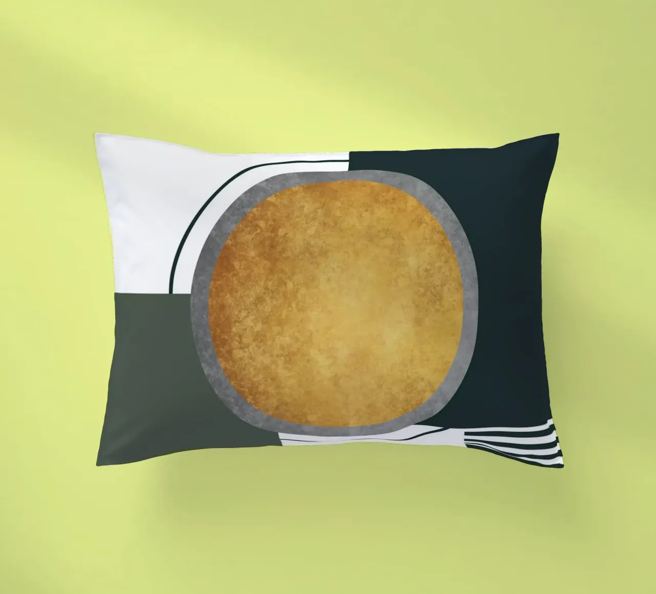 abstract geometric moon cuscino da vintageshop