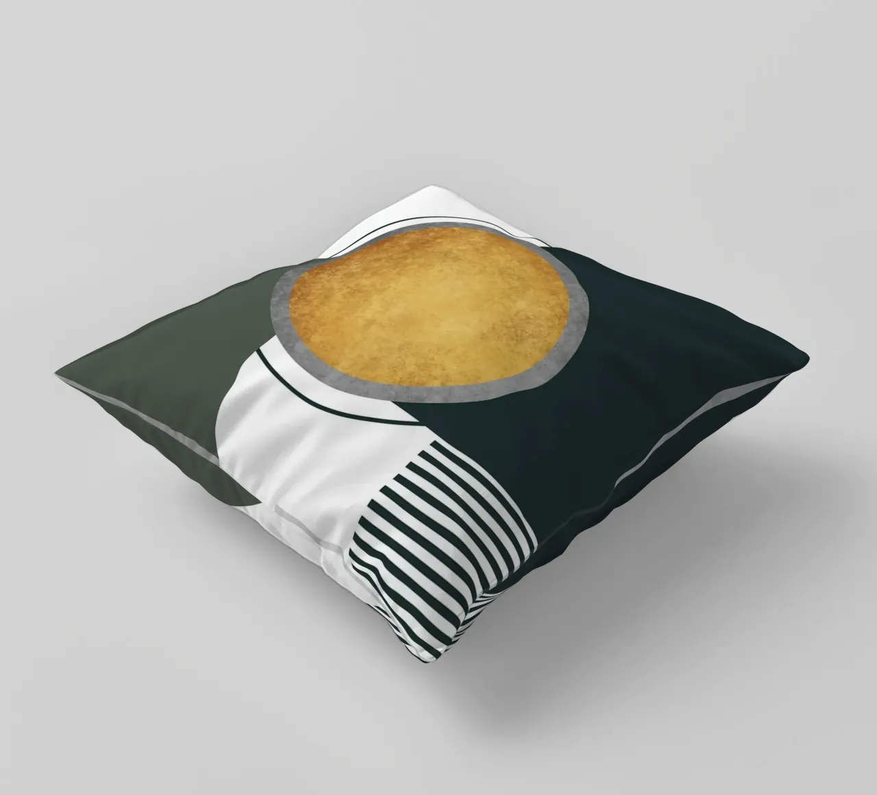 abstract geometric moon cuscino da vintageshop