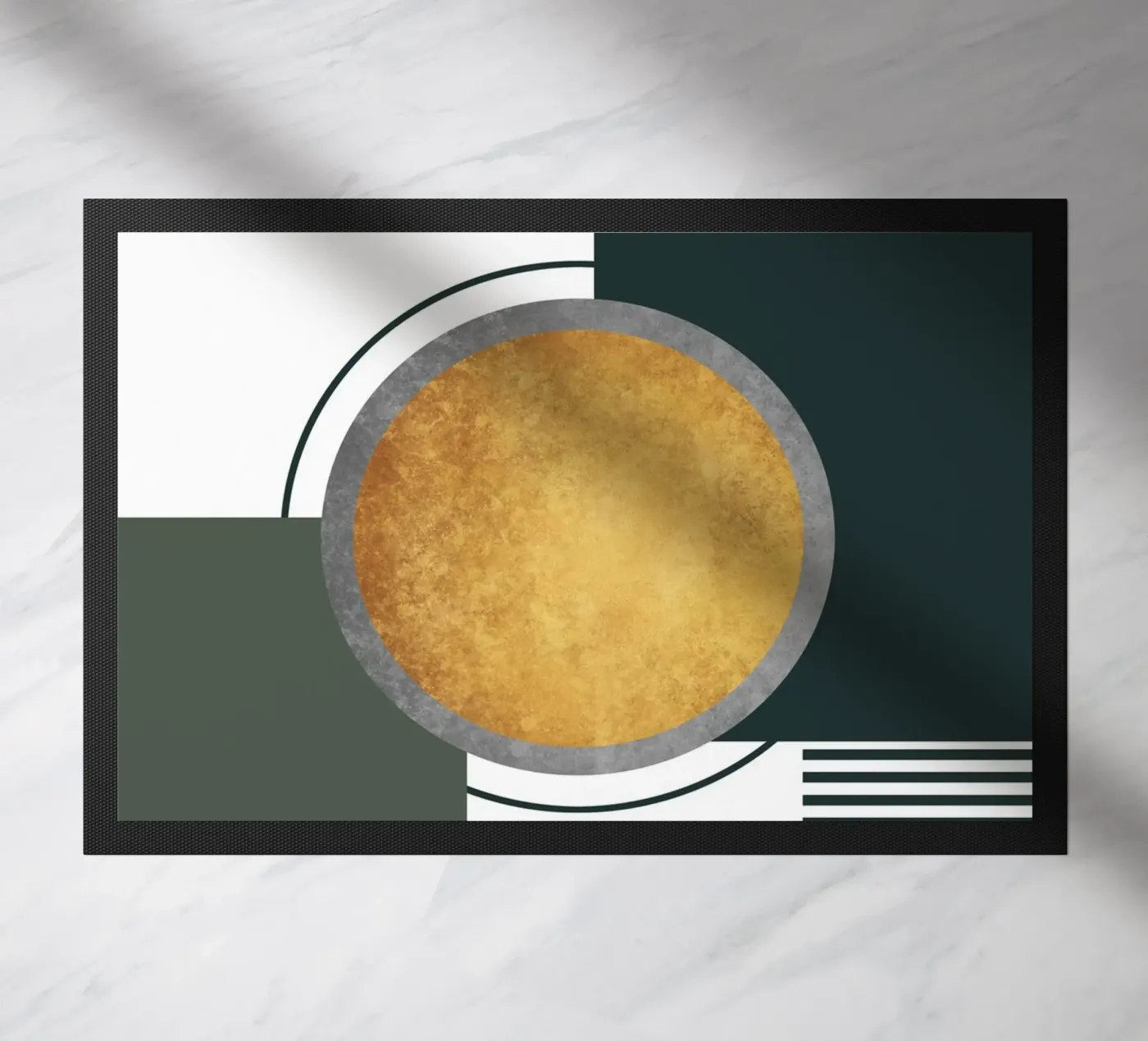 abstract geometric moon zerbino da vintageshop