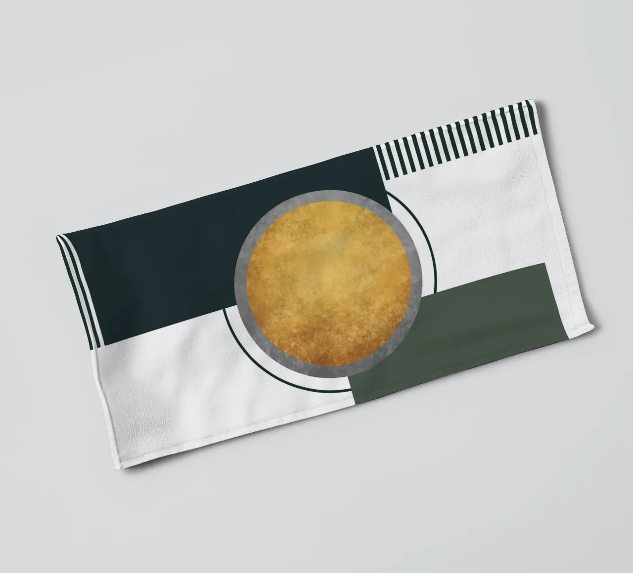 abstract geometric moon asciugamano da bagno da vintageshop