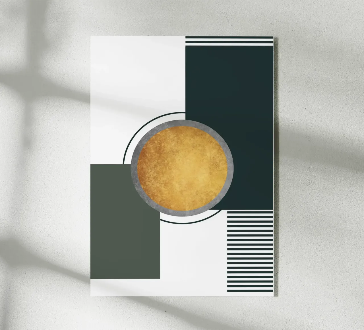 abstract geometric moon plexiglass da vintageshop