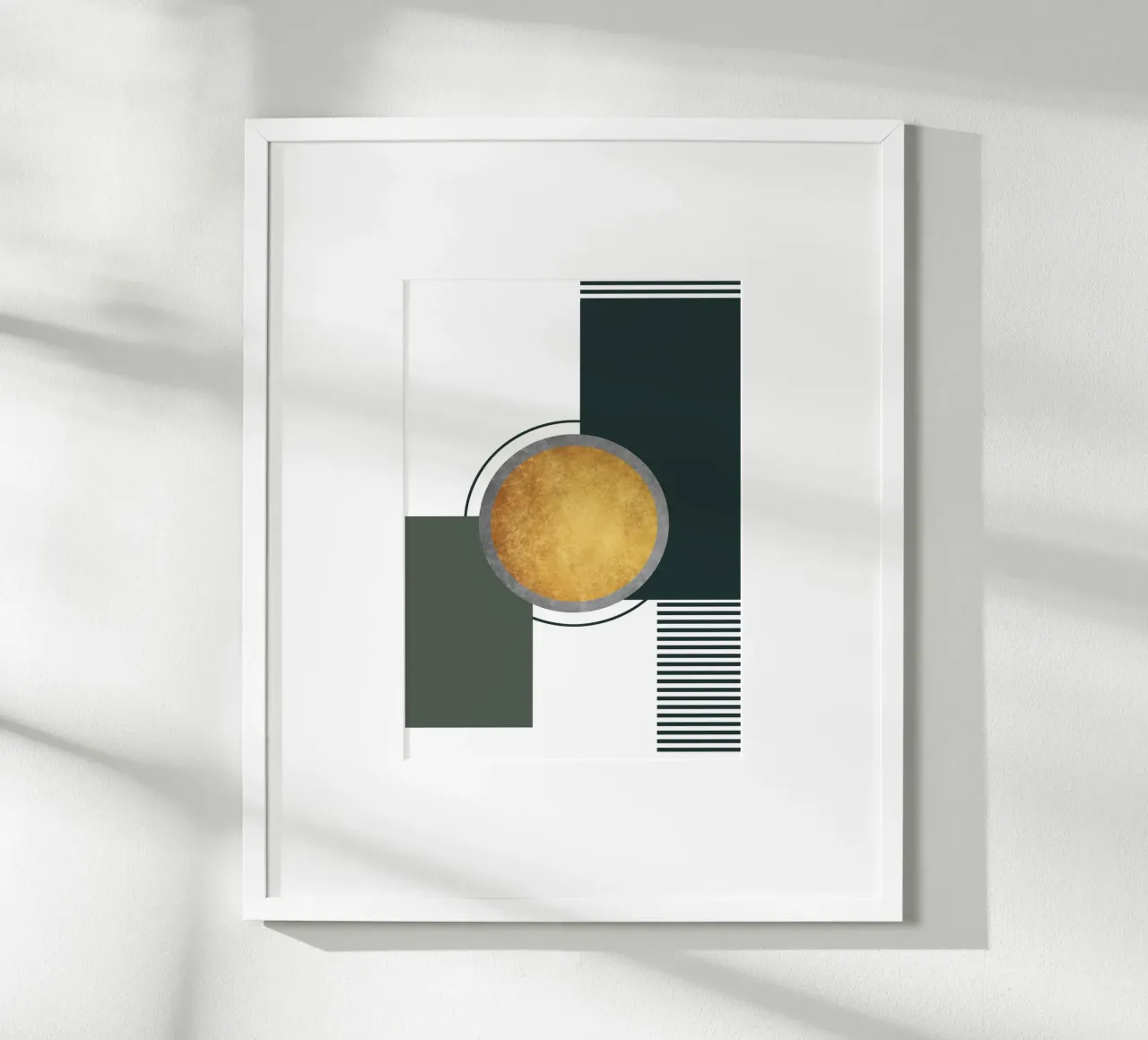 abstract geometric moon carta hahnemühle da vintageshop