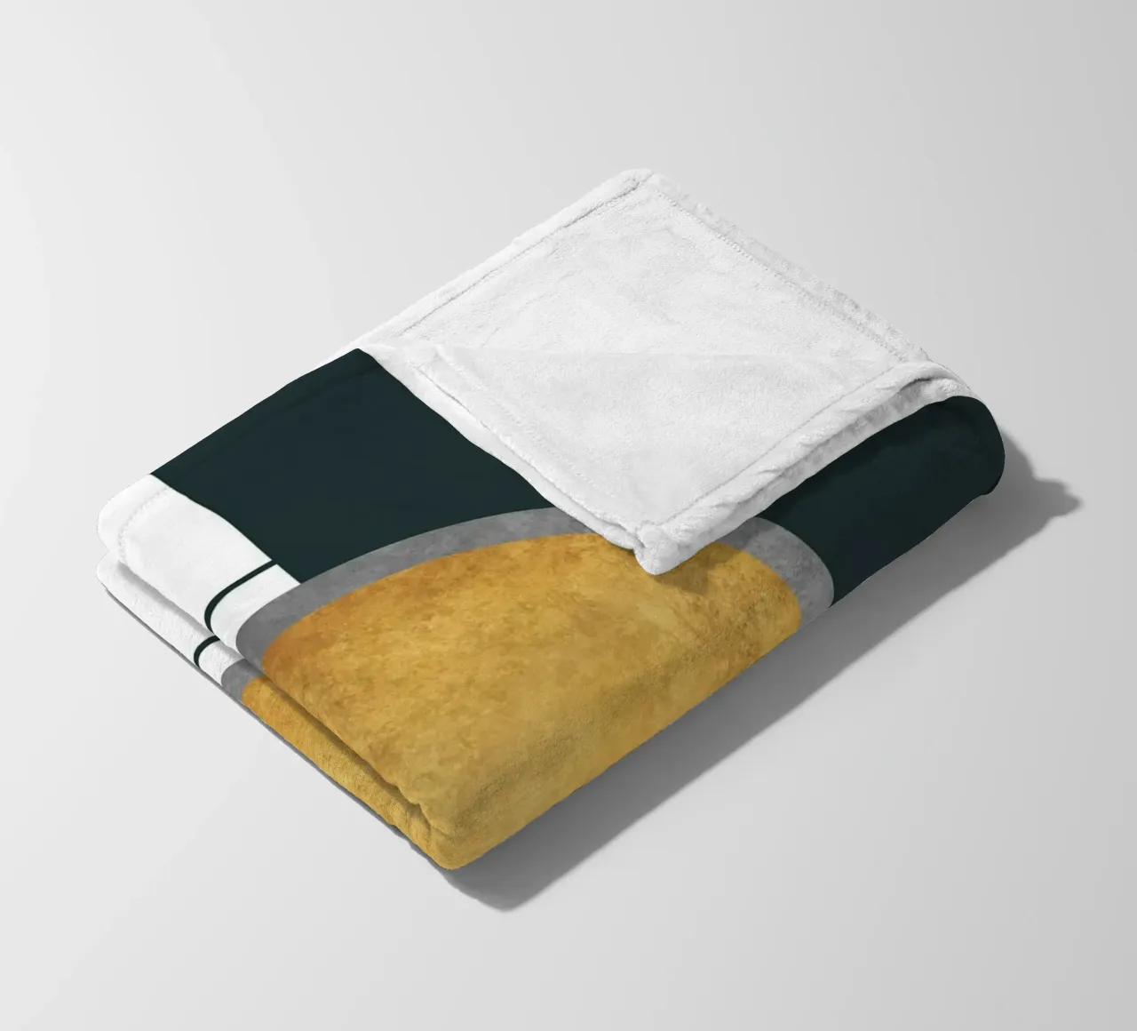 abstract geometric moon coperta in pile da vintageshop