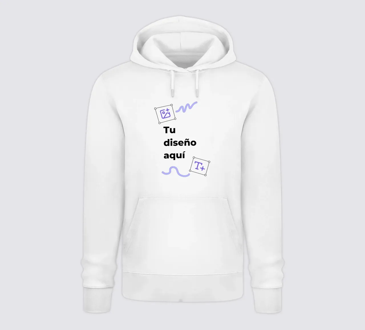 Tu diseño aquí hoodie by JUNIQE