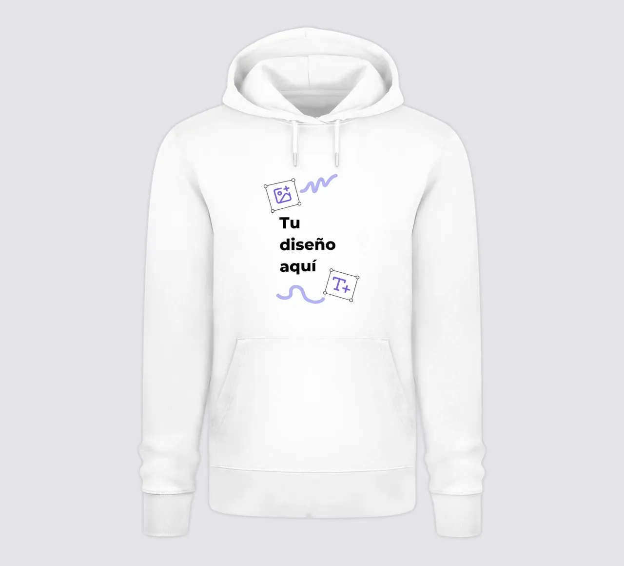 Tu diseño aquí hoodie by JUNIQE