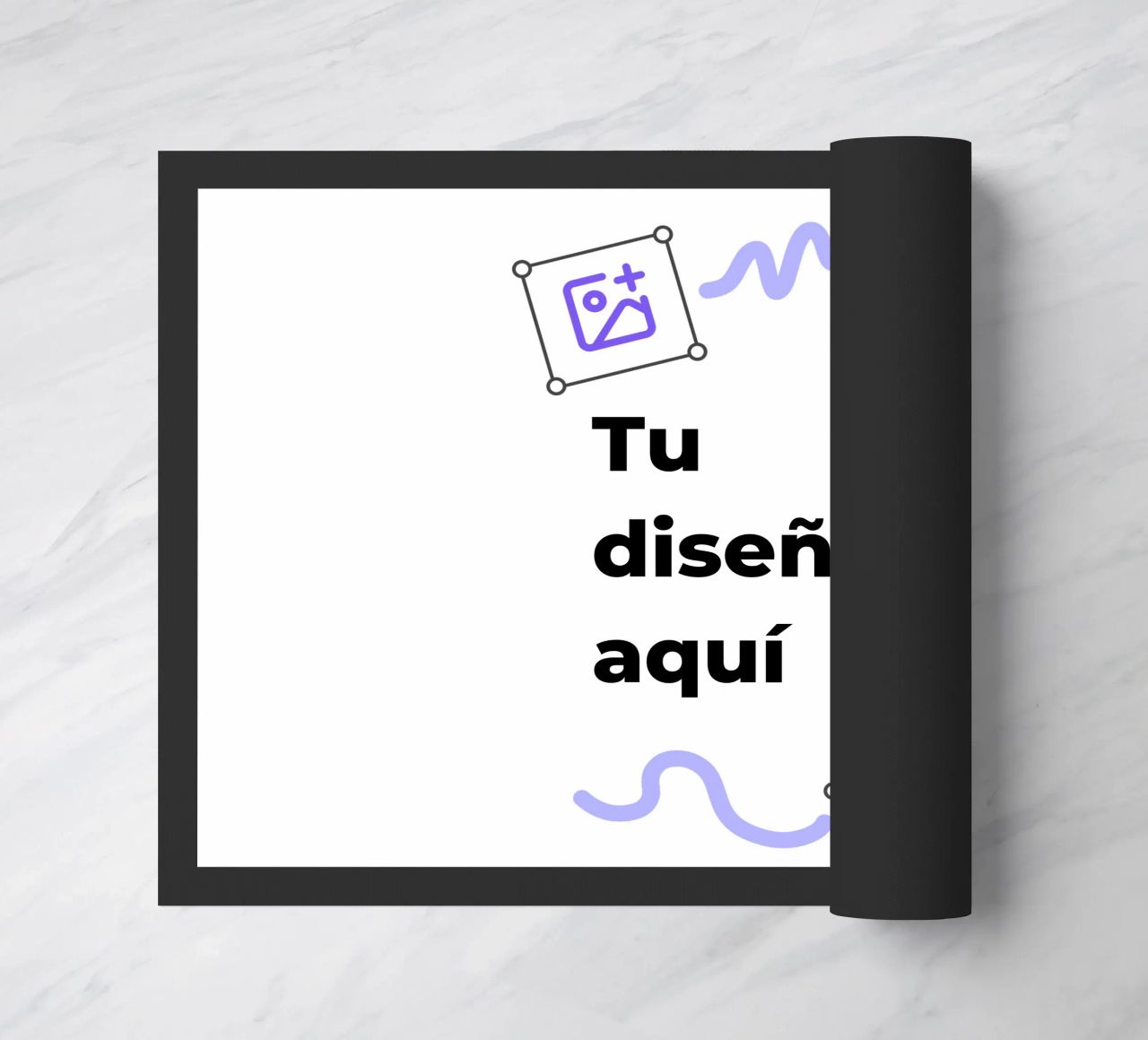 Tu diseño aquí felpudo de JUNIQE
