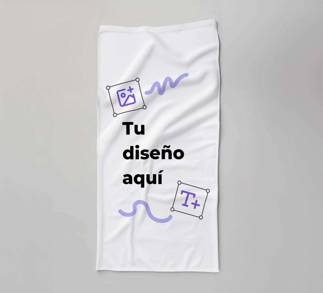 Tu diseño aquí toalla de baño de JUNIQE