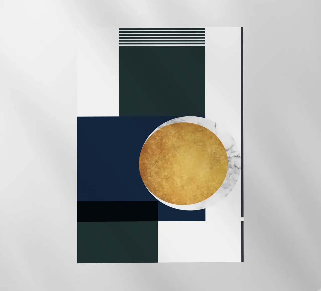 abstract geometric moon x pellicola backlit da vintageshop