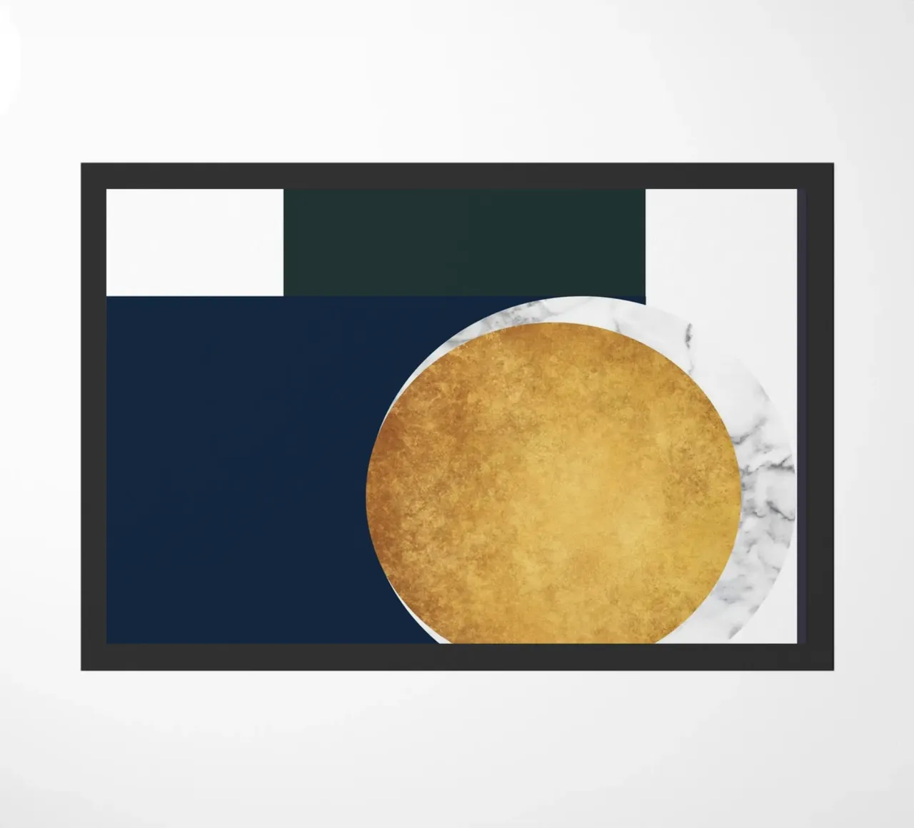 abstract geometric moon x zerbino da vintageshop