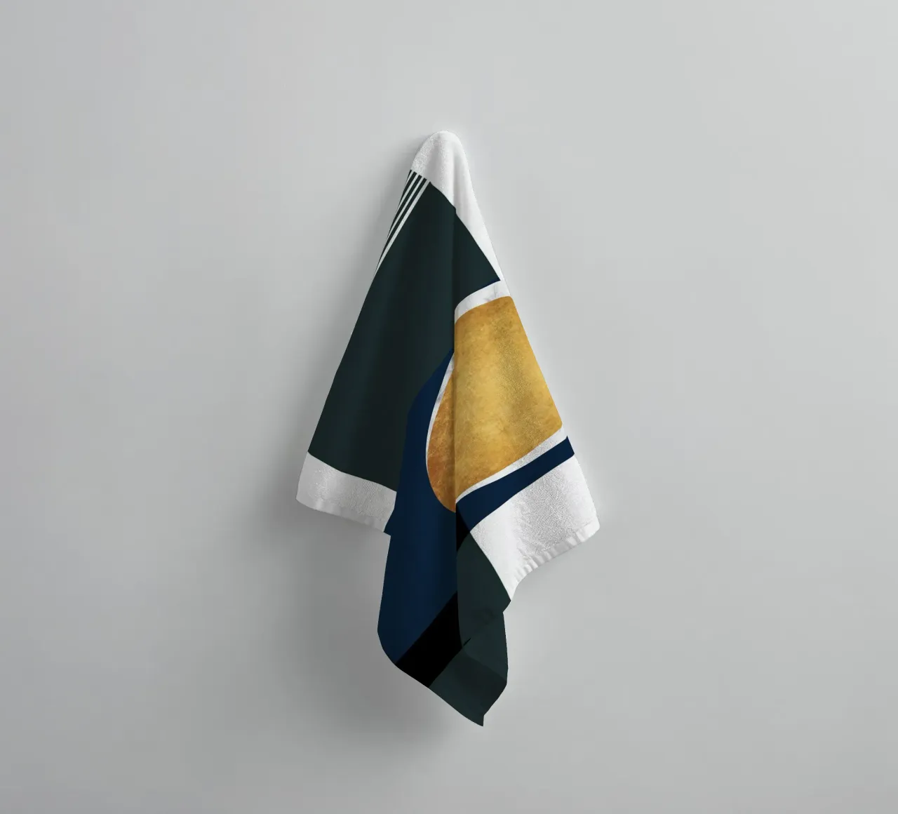 abstract geometric moon x asciugamano da bagno da vintageshop