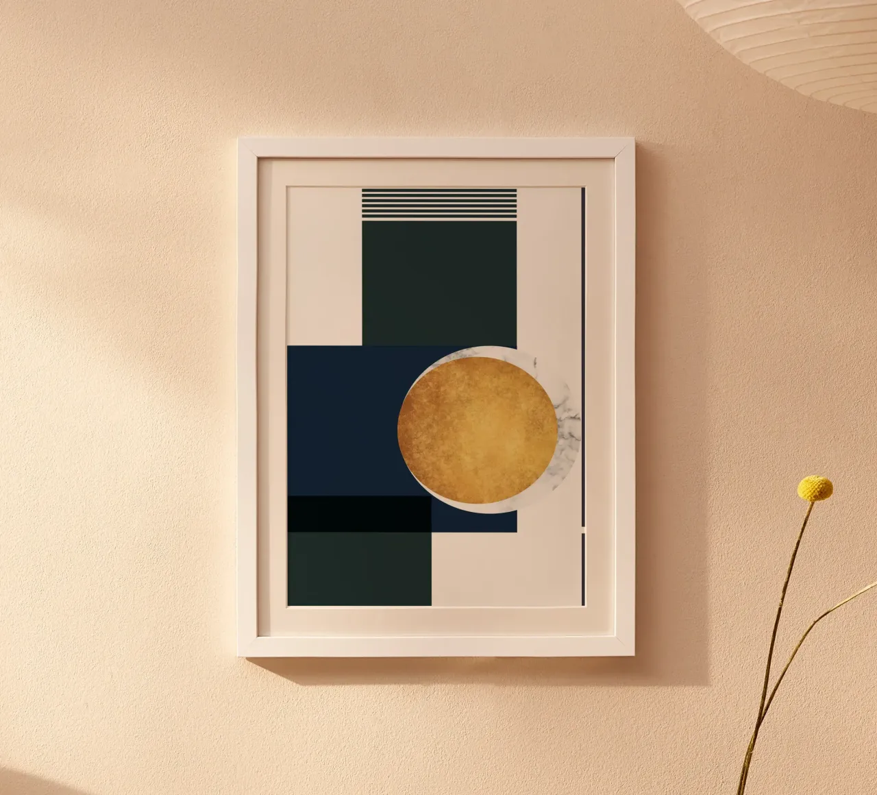 abstract geometric moon x carta hahnemühle da vintageshop