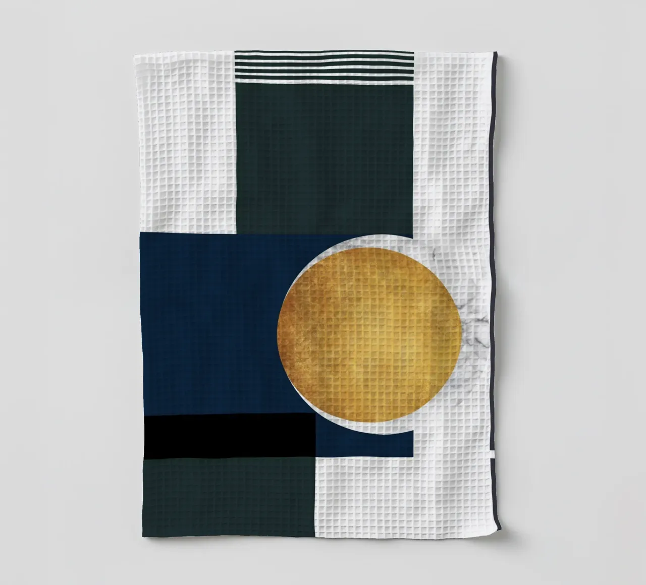 abstract geometric moon x canovaccio da cucina da vintageshop