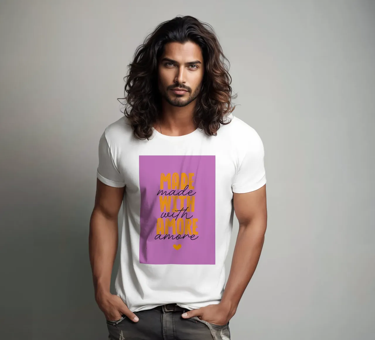 Made with amore t-shirt da Fraysein Design
