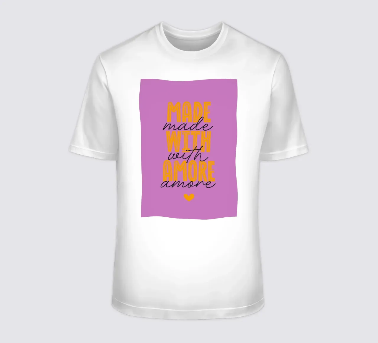 Made with amore t-shirt da Fraysein Design