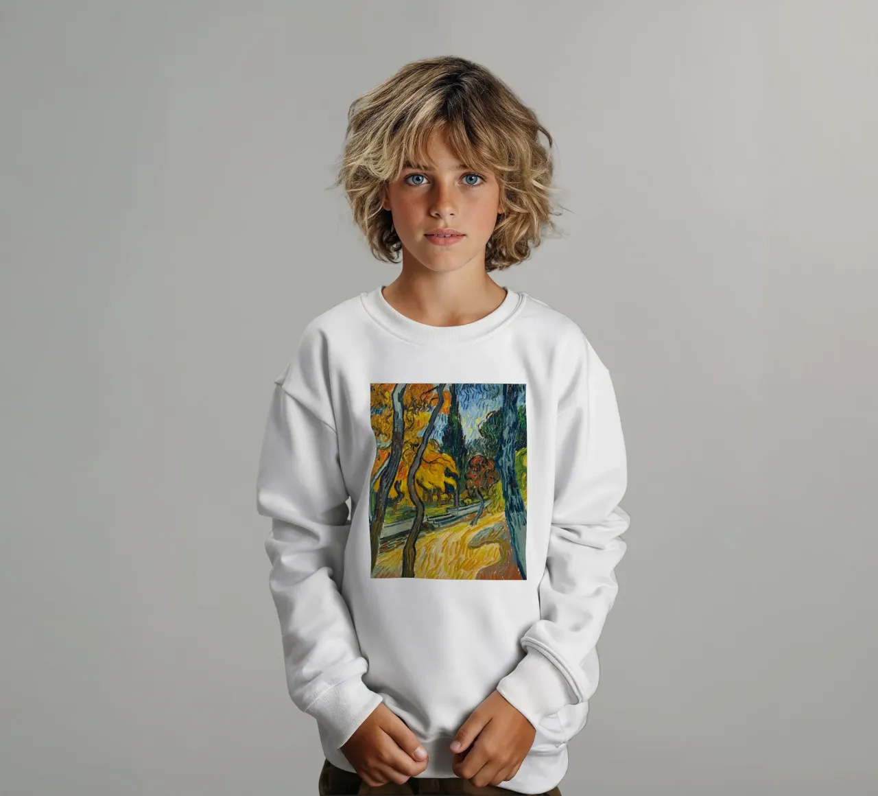 paesaggio naturale autunnale felpa bambino da cloud shop