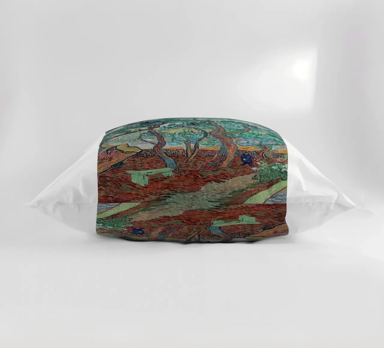 panchine e persone che camminano cuscino da cloud shop