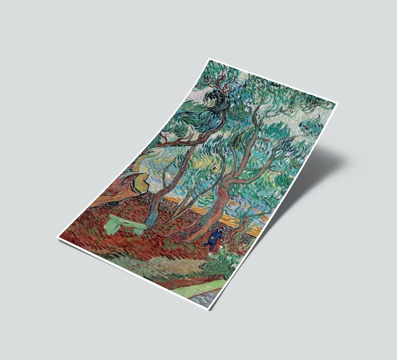 Bänke und Spaziergänger Stickerbogen von cloud shop