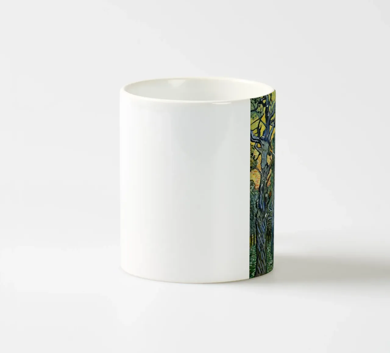 figura che cammina al tramonto tazza in ceramica da cloud shop