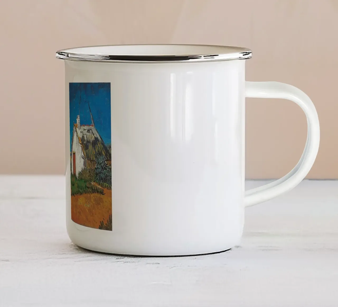 tetto di paglia della capanna tazza in smalto da cloud shop