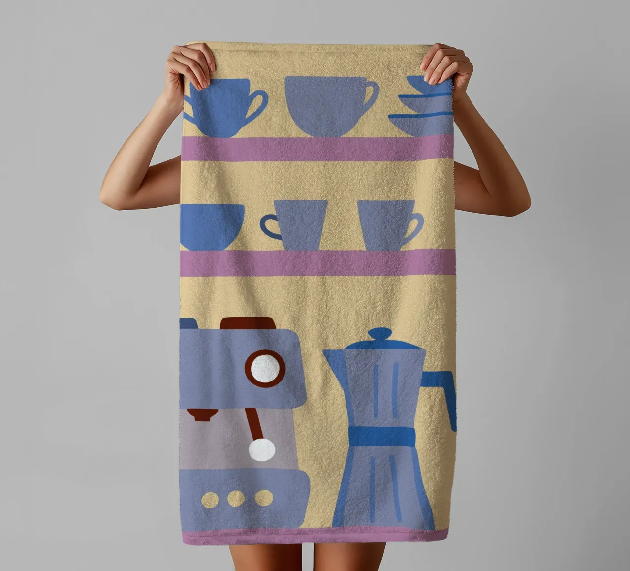Accordo sul caffè asciugamano da bagno da TRENDY POSTER SHOP