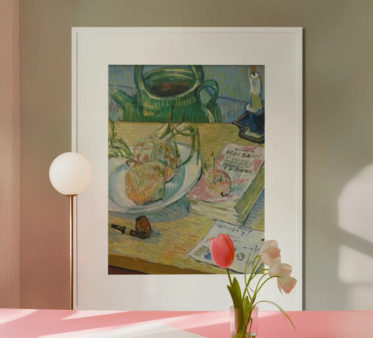 libri e cipolle sul tavolo poster da cloud shop