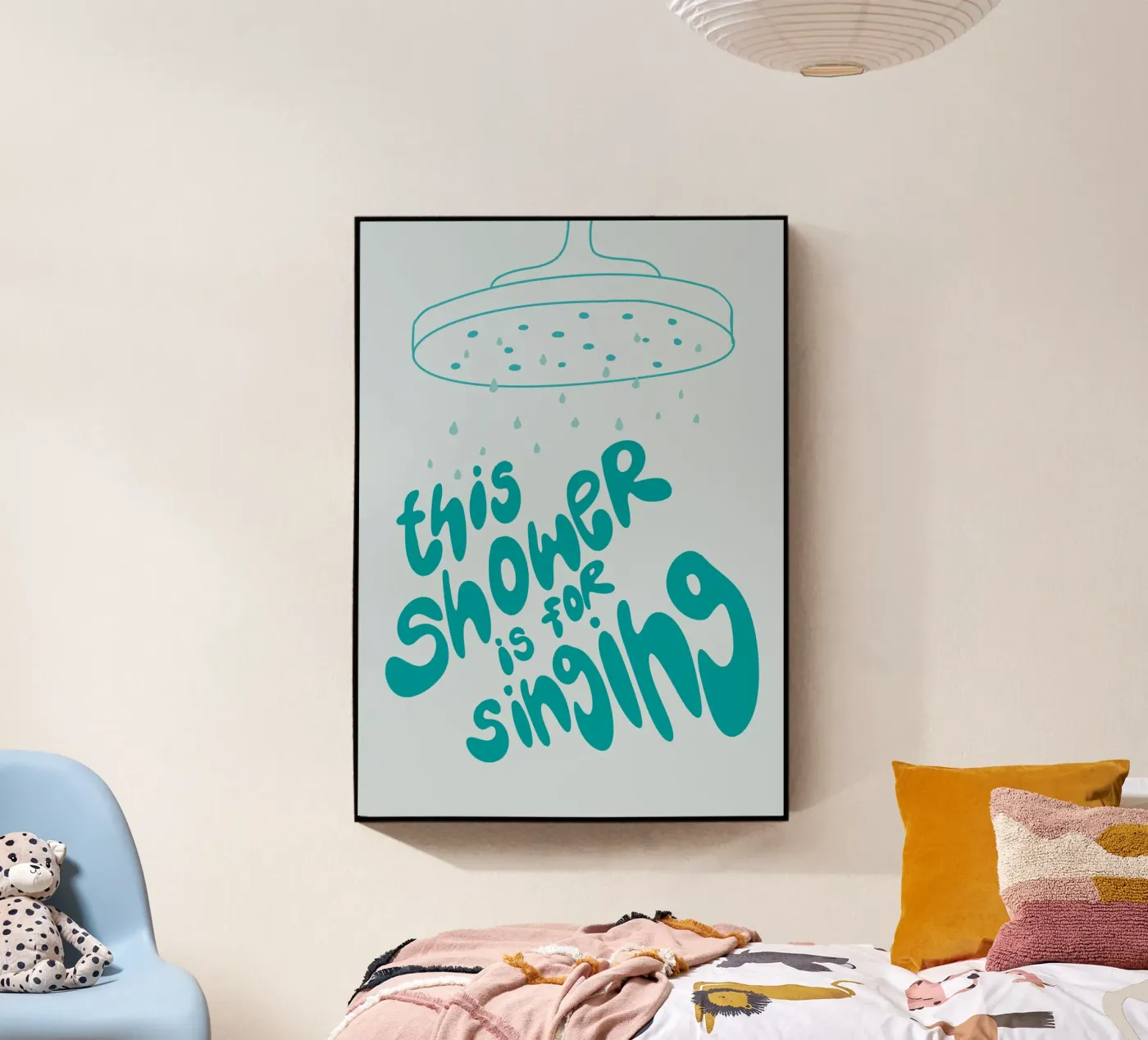 this shower is for singing plexiglass da STOLZE GRAFIK