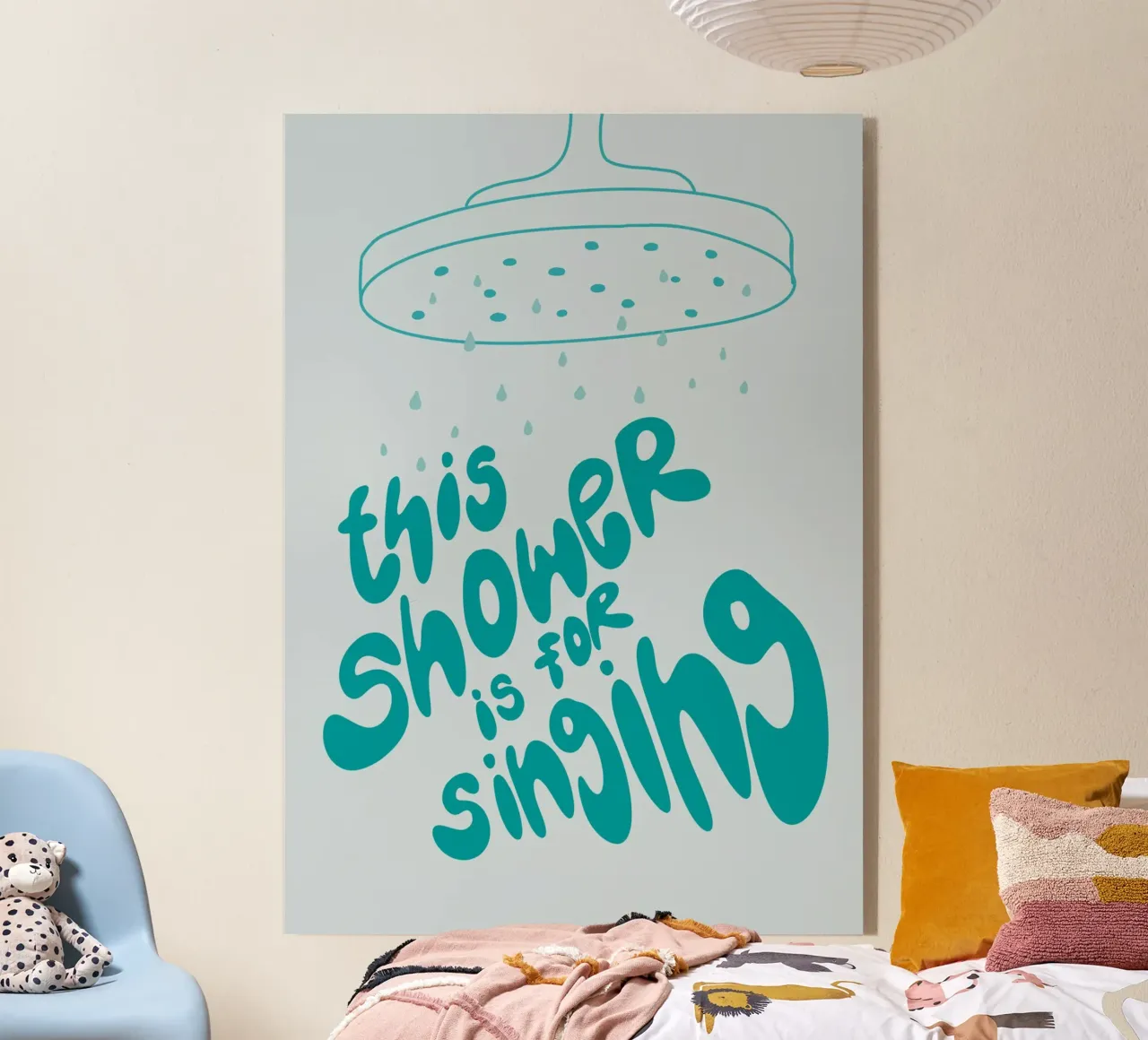 this shower is for singing plexiglass da STOLZE GRAFIK
