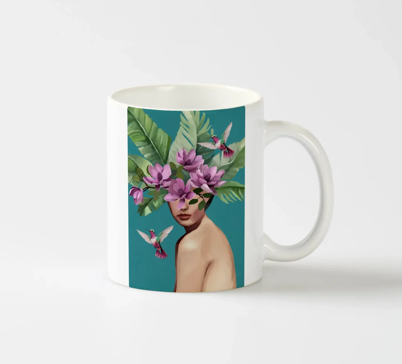 Hummingbird Whispers tazza in ceramica da Nadjaa