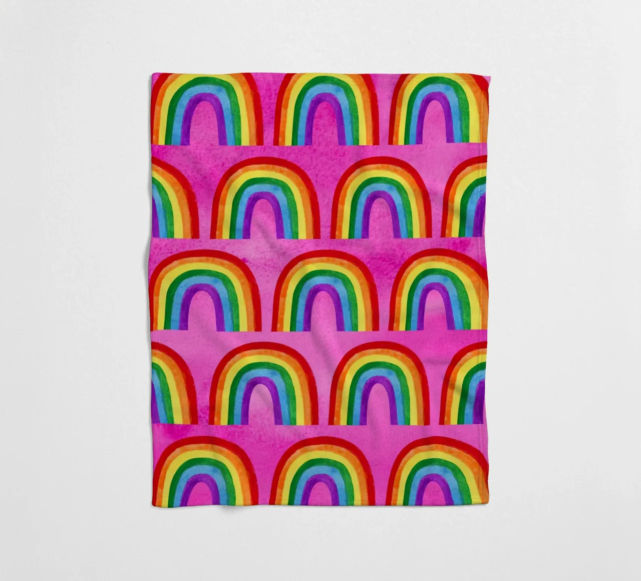 So many rainbows coperta in pile da Fraysein Design