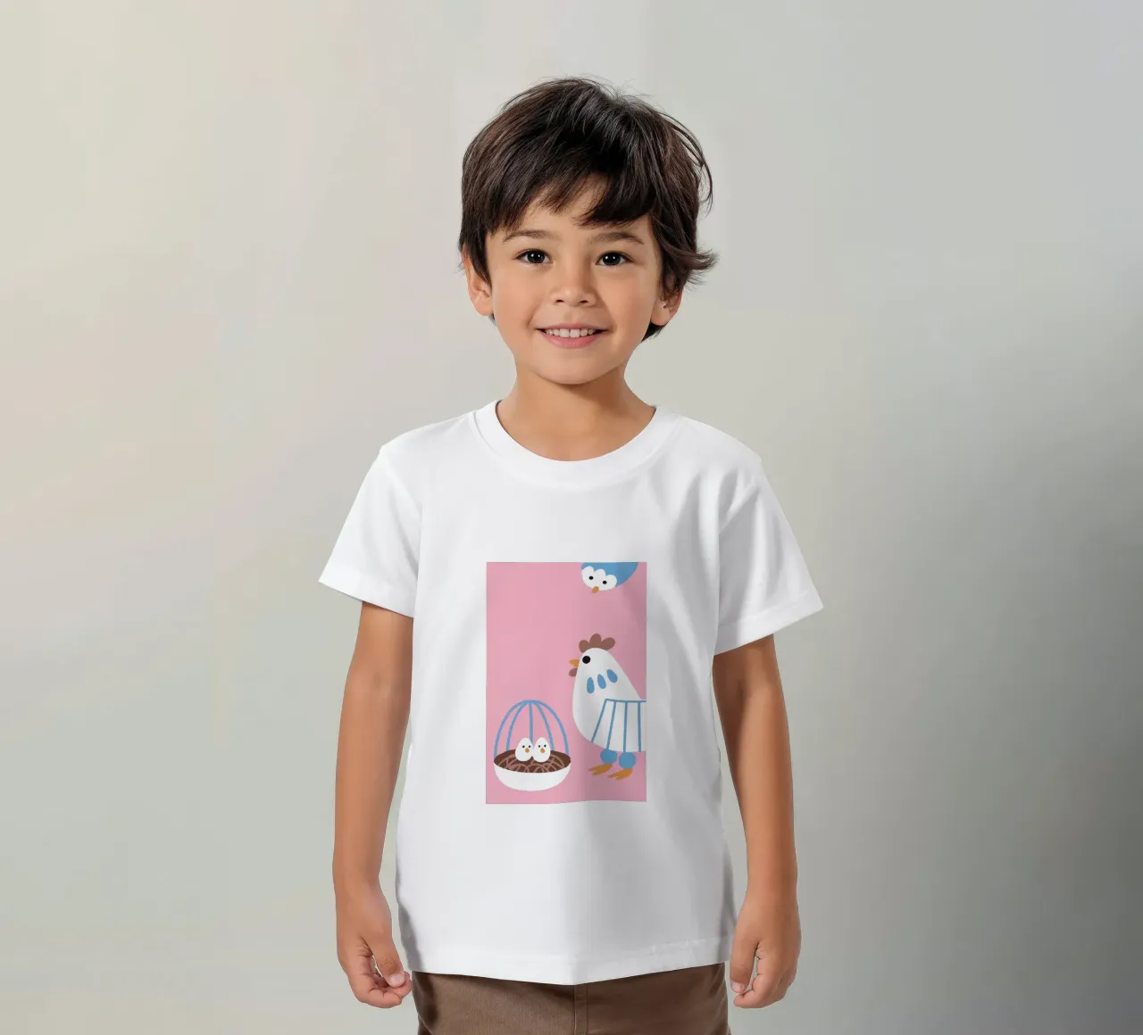 Poule pondeuse Œufs t-shirt enfant de TRENDY POSTER SHOP