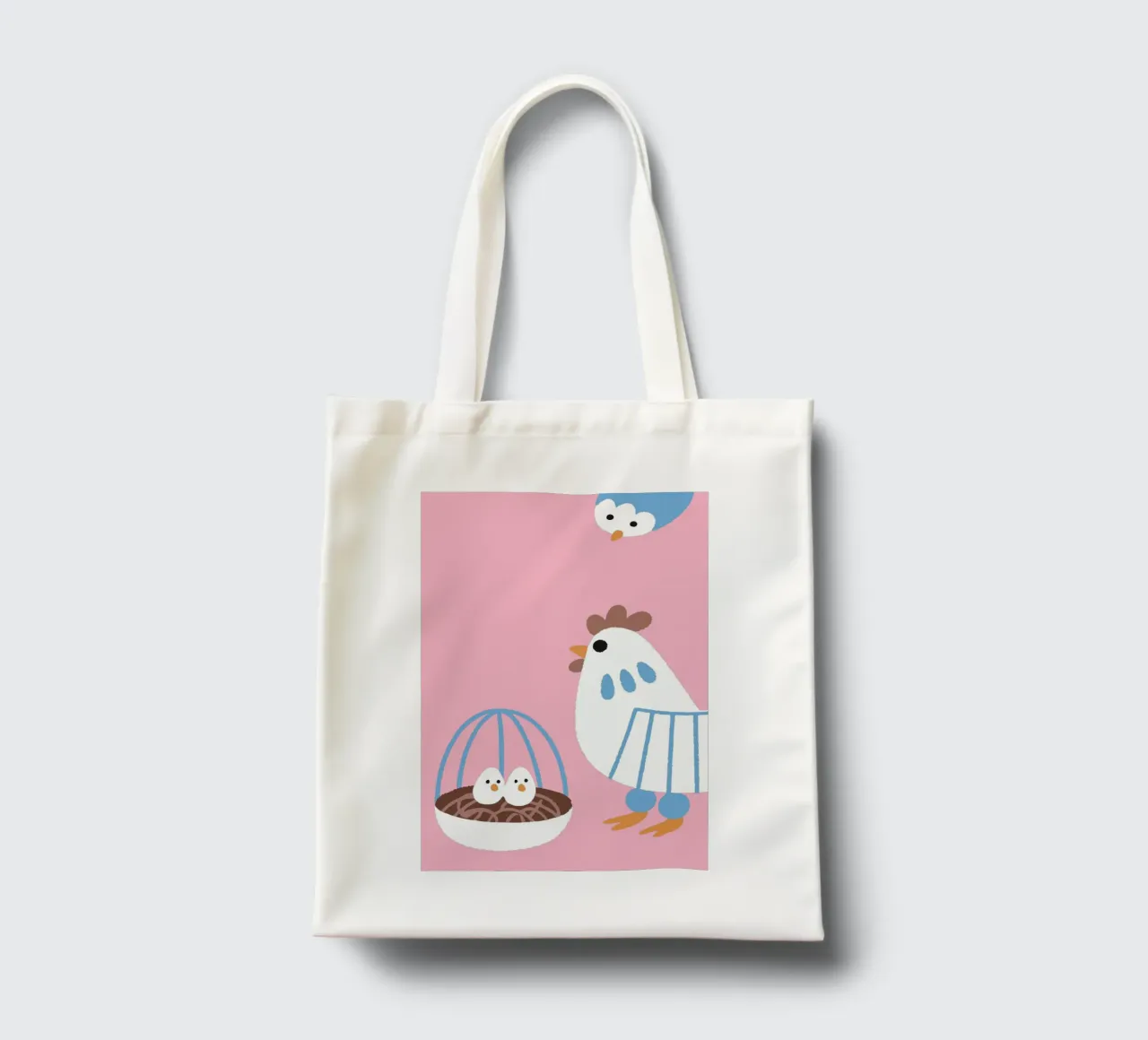 Huhn Legen von Eiern Jutebeutel von TRENDY POSTER SHOP