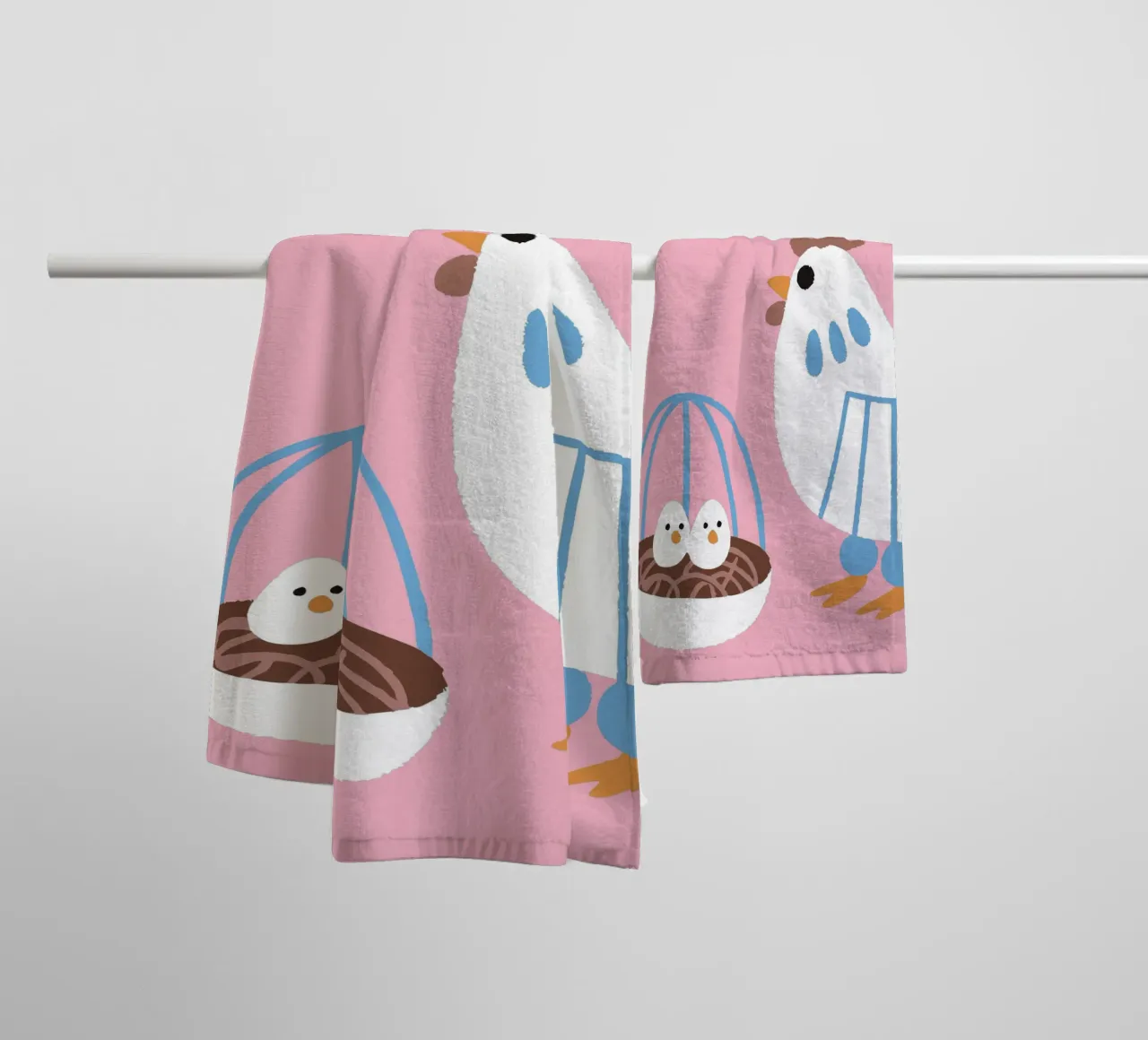 Poule pondeuse Œufs serviette de bain de TRENDY POSTER SHOP