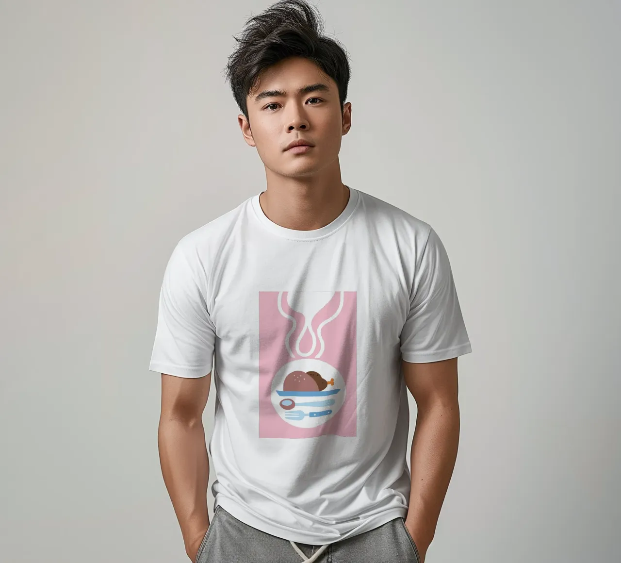Pollo arrosto t-shirt da TRENDY POSTER SHOP