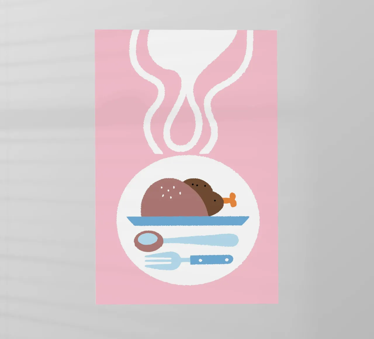 Pollo arrosto pellicola backlit da TRENDY POSTER SHOP