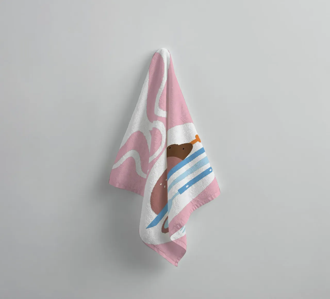 Pollo arrosto asciugamano da bagno da TRENDY POSTER SHOP