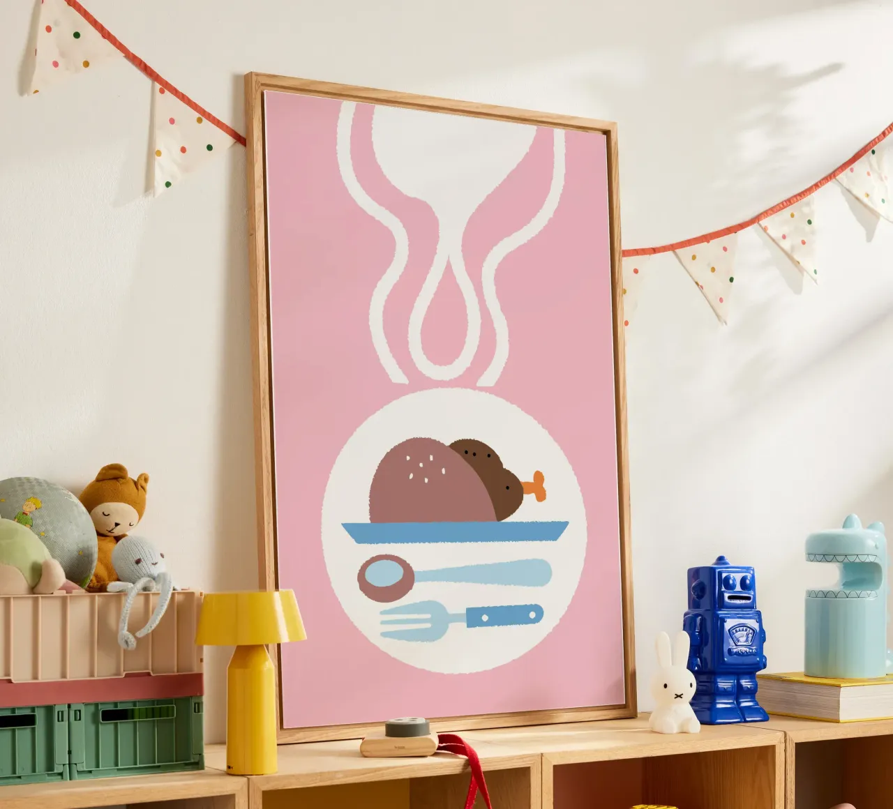 Pollo arrosto plexiglass da TRENDY POSTER SHOP