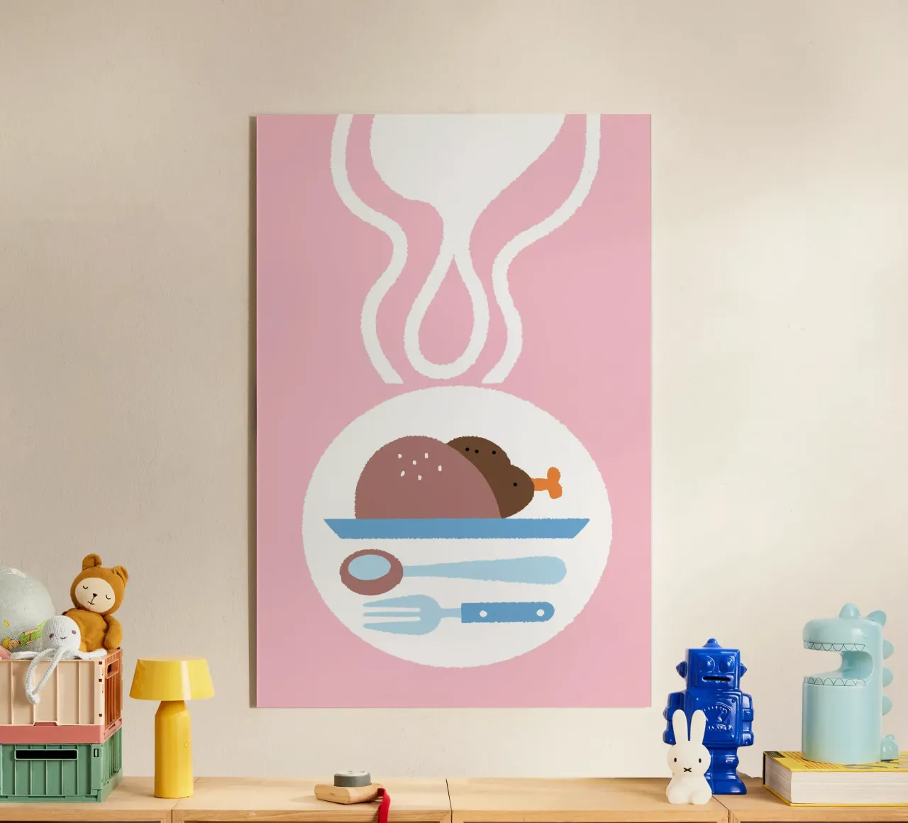 Pollo arrosto plexiglass da TRENDY POSTER SHOP