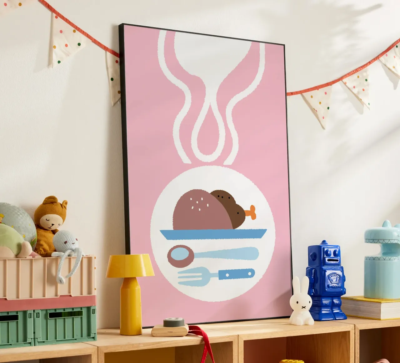 Pollo arrosto alluminio dibond da TRENDY POSTER SHOP