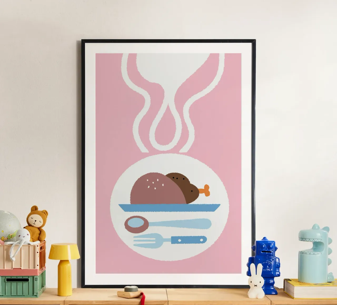 Pollo arrosto poster da TRENDY POSTER SHOP