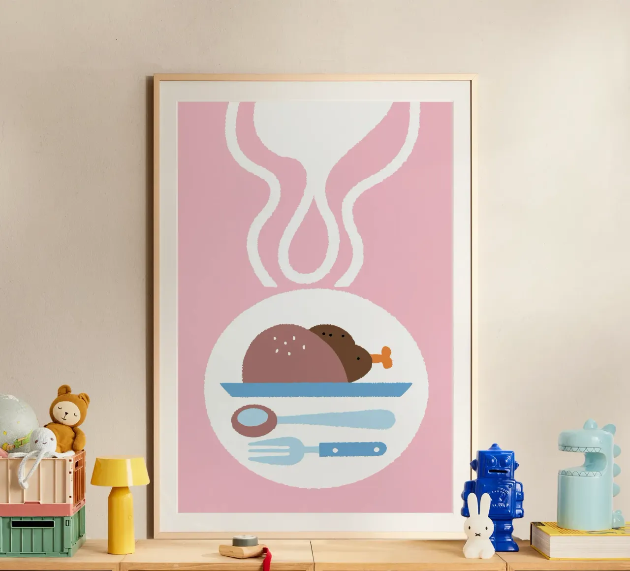 Pollo arrosto poster da TRENDY POSTER SHOP
