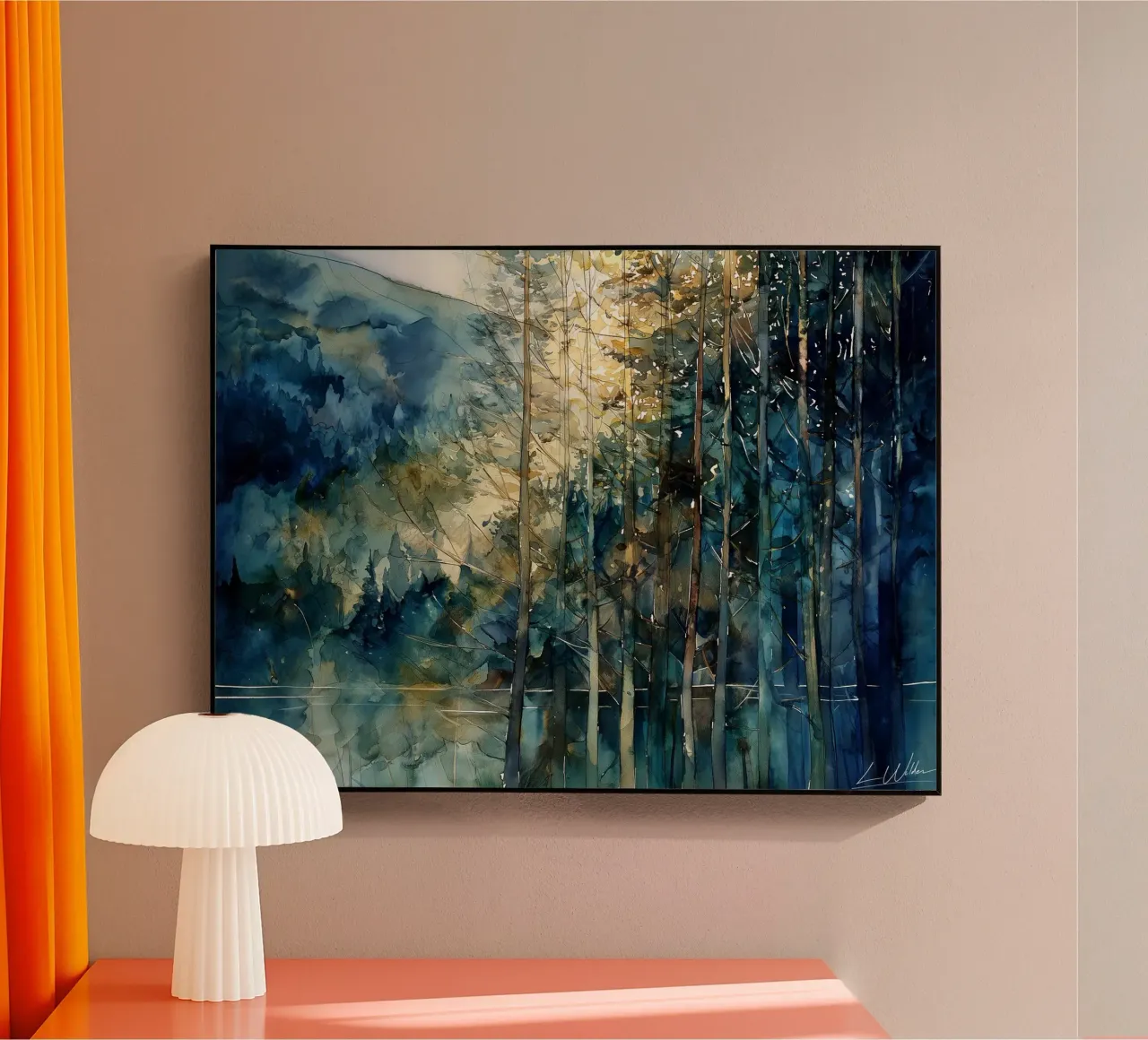 Echi attraverso i pini plexiglass da Luke Wilder Studio