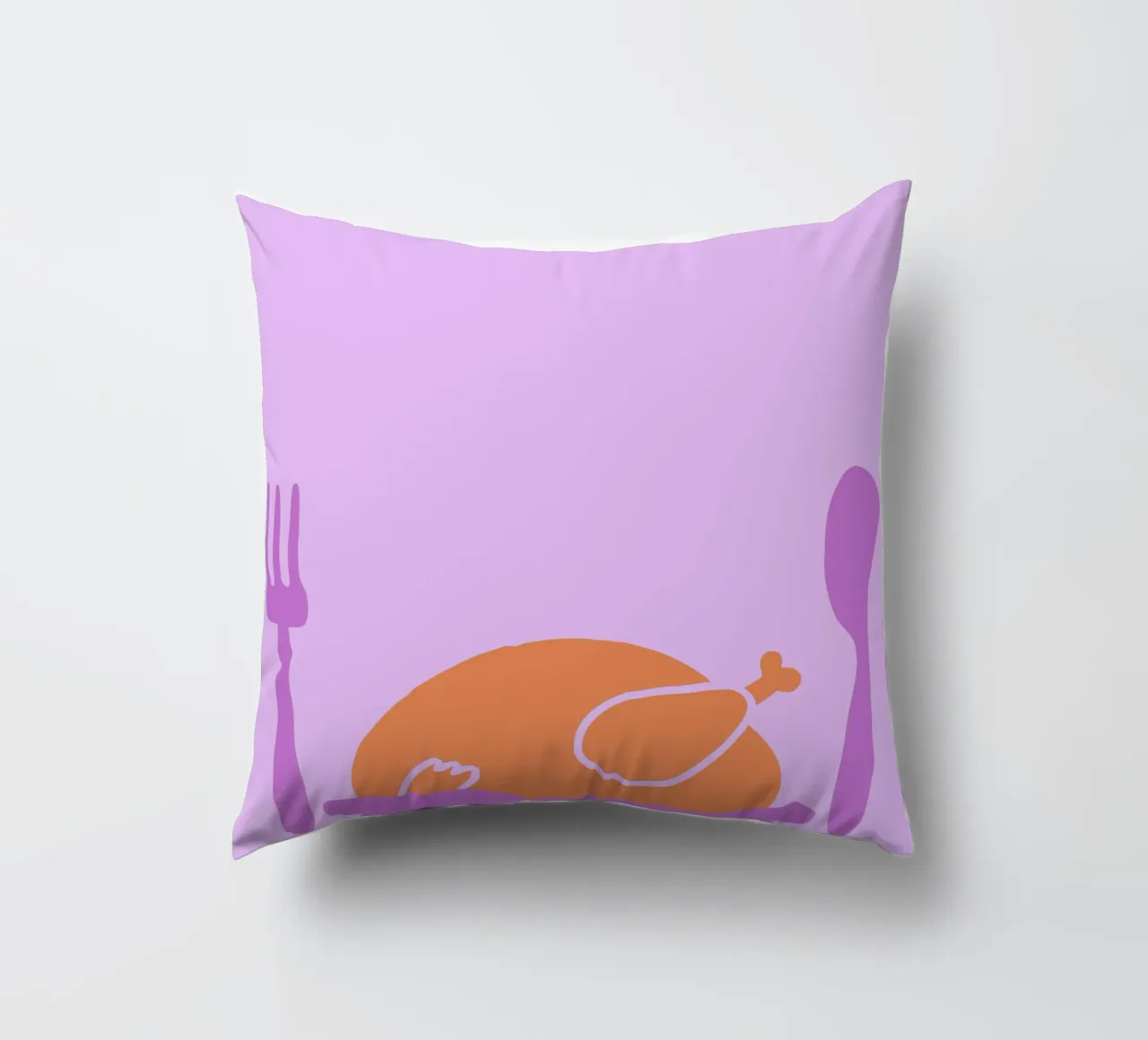 Pollo arrosto cuscino da TRENDY POSTER SHOP