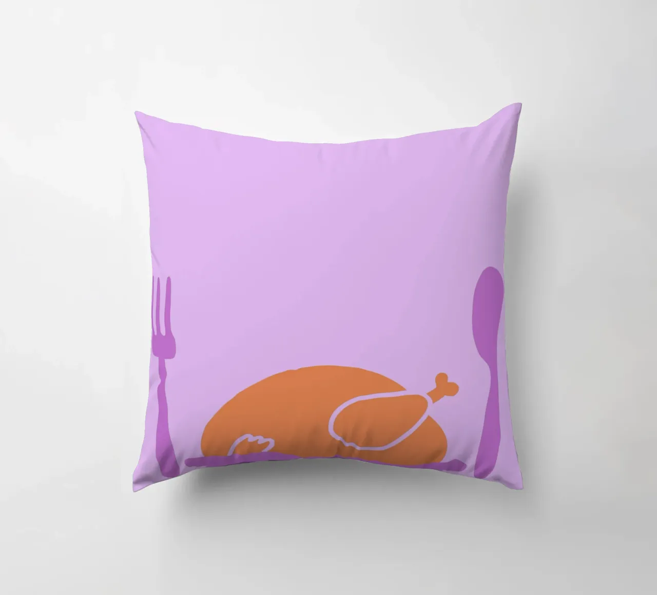 Pollo arrosto cuscino da TRENDY POSTER SHOP