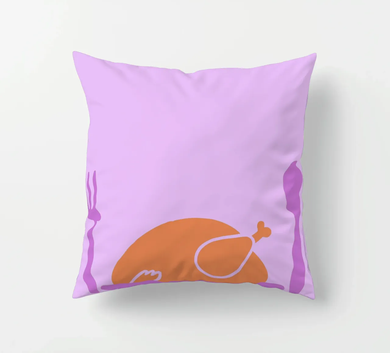 Pollo arrosto cuscino da TRENDY POSTER SHOP