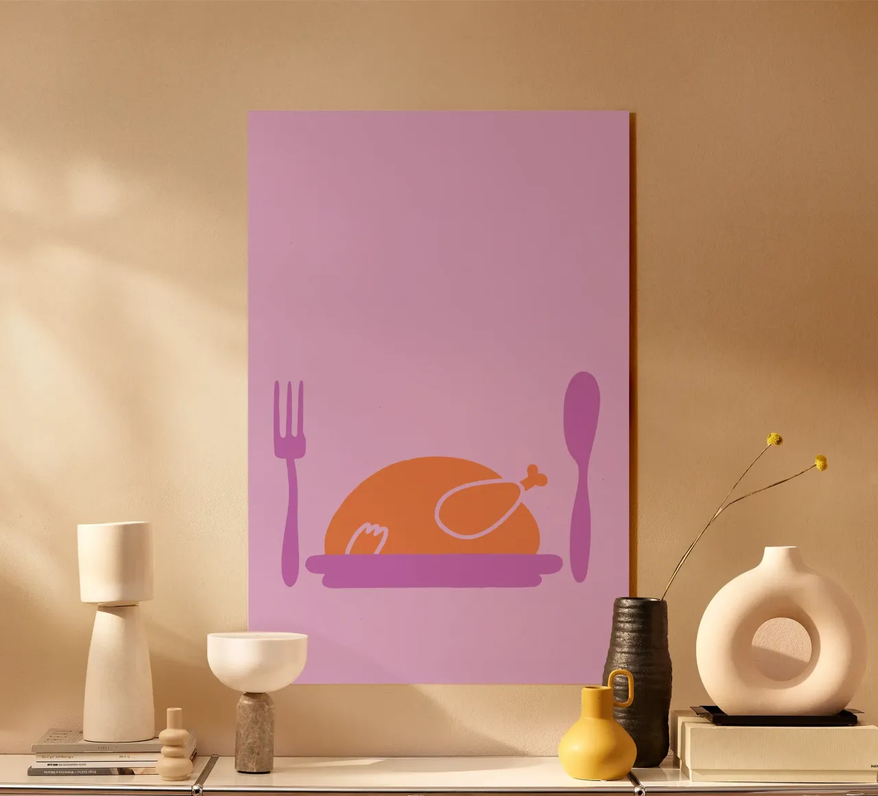 Pollo arrosto plexiglass da TRENDY POSTER SHOP
